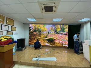 THI CÔNG CÔNG TRÌNH MÀN HÌNH LED Quingli 2.5