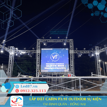 Màn hình LED P3.91 Outdoor cho Sự kiện – Giải pháp hiển thị ngoài trời chuyên nghiệp