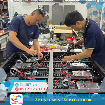 Lắp đặt Cabin LED P3 Outdoor
